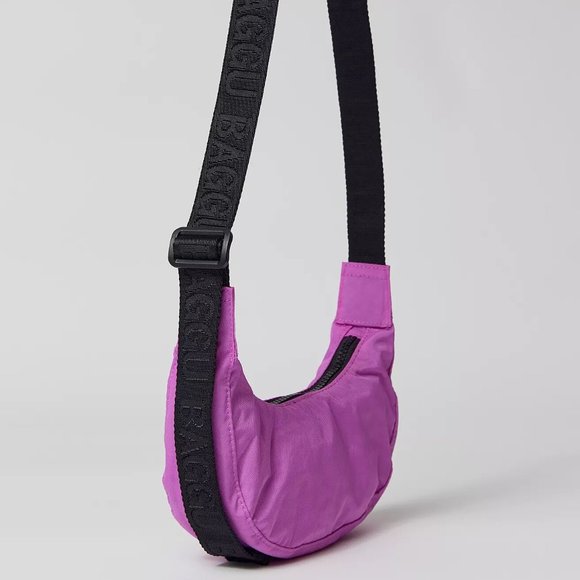 NWT BAGGU Mini Crescent Bag - Extra Pink - Picture 6 of 6